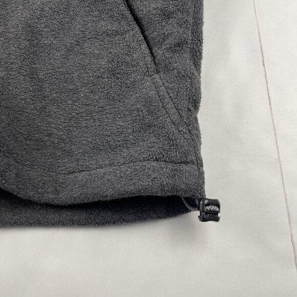 Columbia Interchange Core Jacket Mens M Full Zip Fleece Hiking Gray Mock Neck - Picture 8 of 8